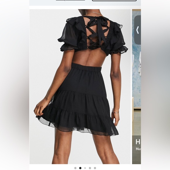 ASOS A-Line Mini Tea Dress. Size 4. Never worn! RP $85 - Picture 3 of 4